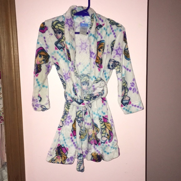 Girls Frozen bathrobe 2T - Picture 1 of 3